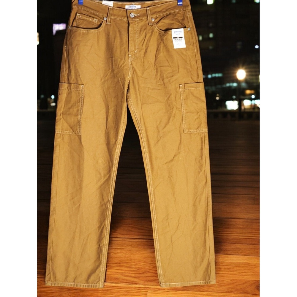 DENIZEN from Levi's Women's Jeans Size 10 34x29 Mid Rise Loose Fit Straight 90s
